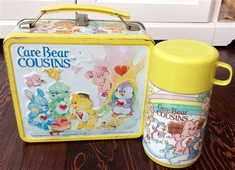 care bear cousins metal lunch box|Care Bear Lunch Box and Thermos .